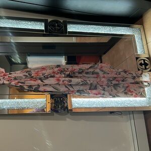 Cut out on the sizes and back with straps high low dress! Size medium